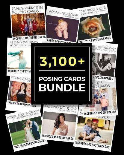 3100+ Portrait Photography Poses Cards Bundle