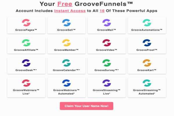 Groove Platform and all the marketing tools available.