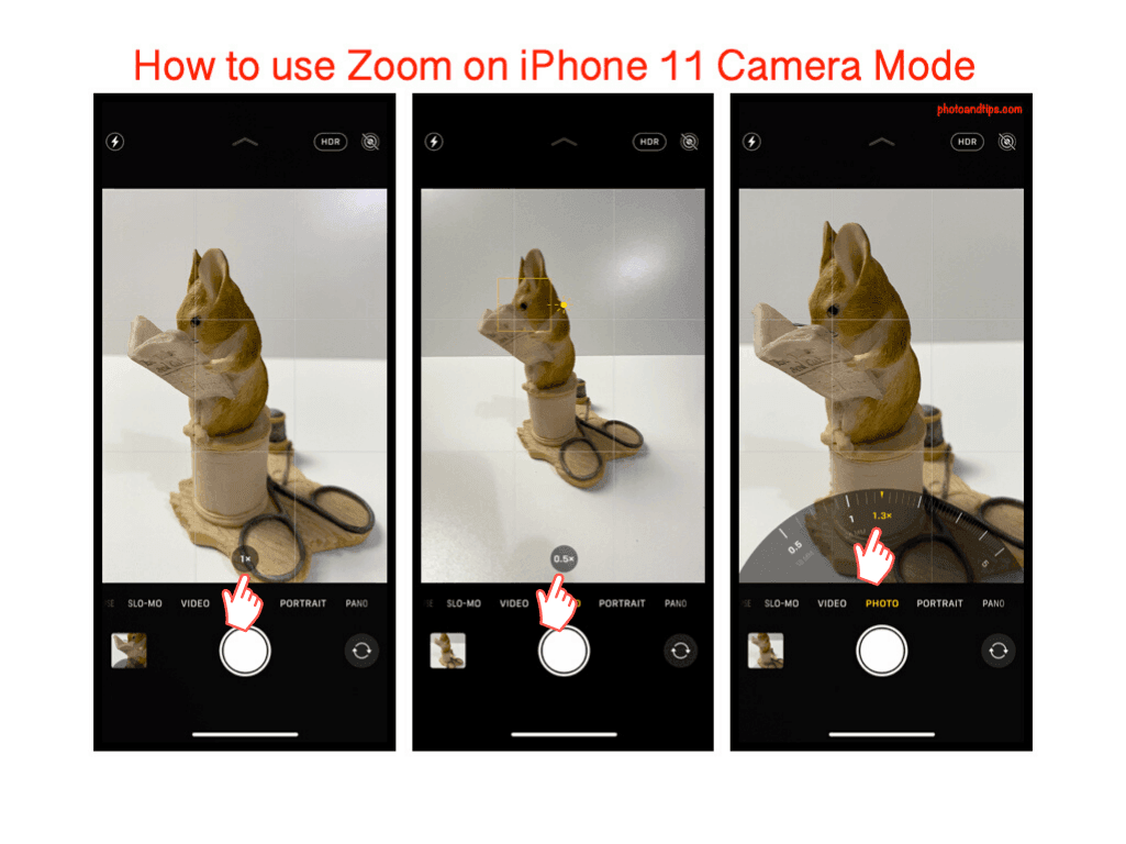 How to use Zoom on iPhone 11 Camera Mode
