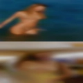 Naked woman pussy massages