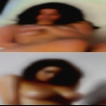 Naked woman lifts