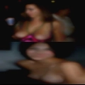Mostly naked woman and