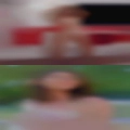 Naked man naked woman wrestling