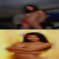 Black single nude woman