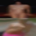Pissing naked woman