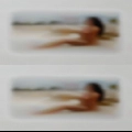 Naked woman lifts
