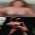 Mostly naked woman and