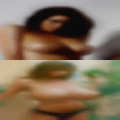 Mostly naked woman and