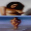 Naked woman talks about sex