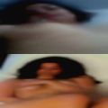 Nude woman dishes