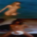 Woman looking couple