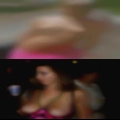 Mature woman massages black