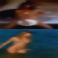 Muscular woman threesome