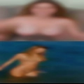 Plus sized naked woman