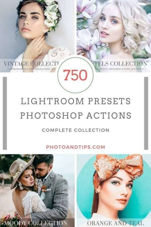 750 Lightroom Presets and Photoshop Actions