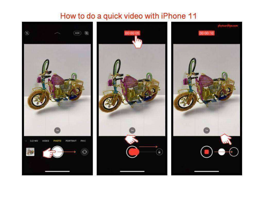 How to do a quick video with iPhone 11