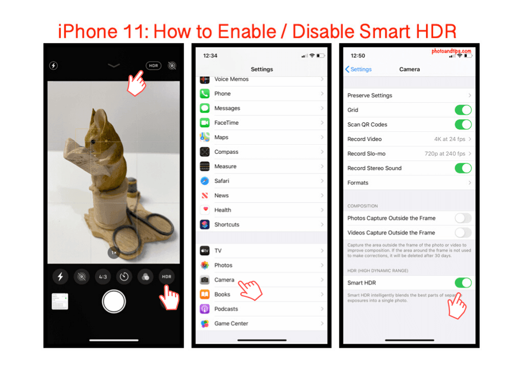 iPhone 11: How to Enable / Disable Smart HDR
